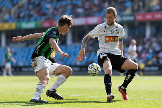 GAIS Axel Henriksson och Häckens Simon Gustafson