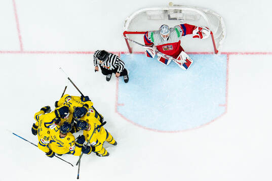 Lucas Raymond, Joel Eriksson Ek and Adrian Kempe, Victor