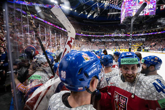The players of Czech Republic celebrate