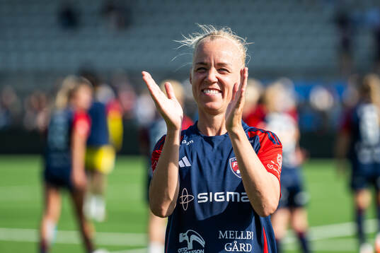 FC Rosengårds Caroline Seger jublar