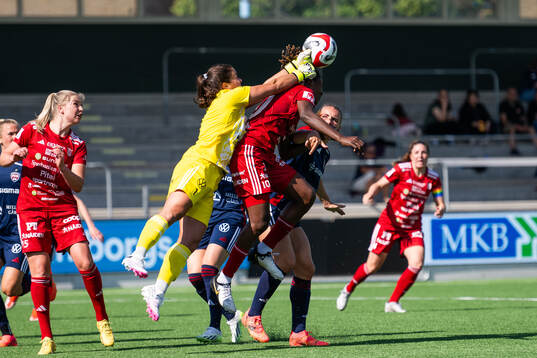 FC Rosengårds målvakt Eartha Cumings