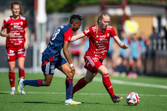FC Rosengårds Halimatu Ibrahim Ayinde jagar Piteås Saga