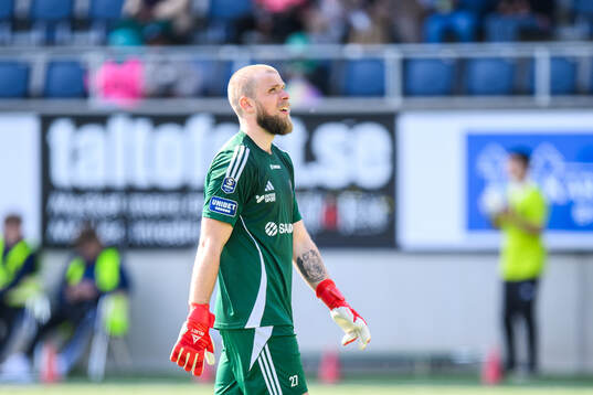 Gefles målvakt Tobias Johansson