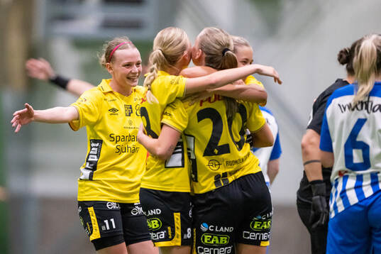 Elfsborgs spelare jublar