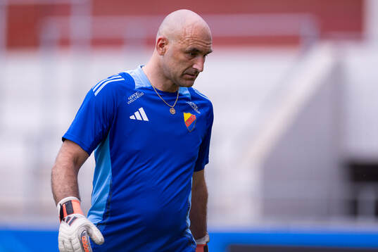 Djurgårdens målvatkstränare Aleksandar Pishovski