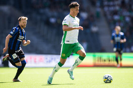 Sirius Dennis Widgren och Hammarbys Deniz Gul