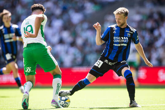 Hammarbys Deniz Gul och Sirius Dennis Widgren