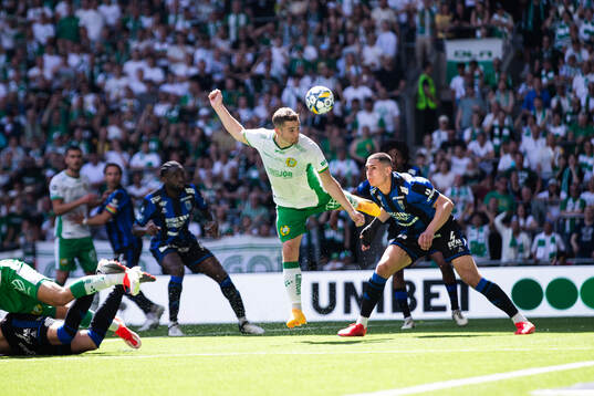 Hammarbys Oscar Johansson Schellhas och Sirius Yousef Salech
