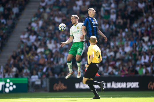 Hammarbys Pavle Vagic och Sirius Yousef Salech