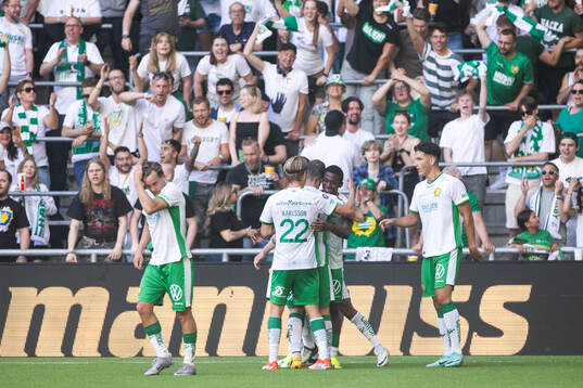 Hammarbys Bouzomana Toure jublar