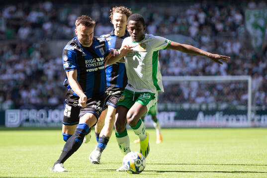 Sirius Henrik Castegren och Hammarbys Bouzomana Toure