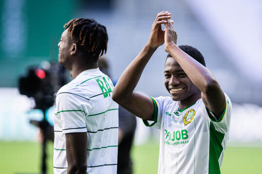 Hammarbys Bazoumana Touré jublar