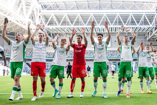 Hammarbys Edvin Kurtulus, målvakt Davor Blazevic, Dennis