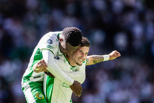 Hammarbys Viktor Djukanović jublar
