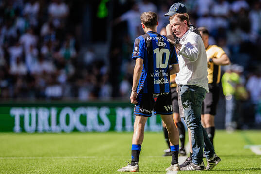 Sirius Melker Heier och tränare Christer Mattiasson