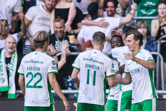 Hammarbys Bazoumana Touré jublar