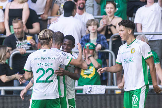 Hammarbys Bazoumana Touré jublar