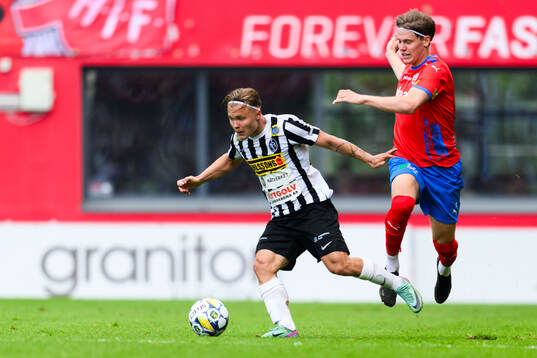 Landskronas Vincent Sundberg och Helsingborgs Taylor