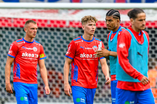 Helsingborgs Benjamin Örn och Milan Silva Rasmussen deppar