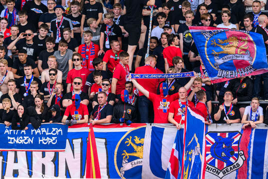 under fotbollsmatchen i Superettan mellan Helsingborg och