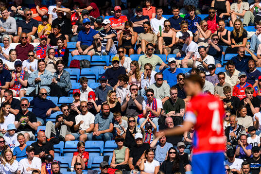 under fotbollsmatchen i Superettan mellan Helsingborg och