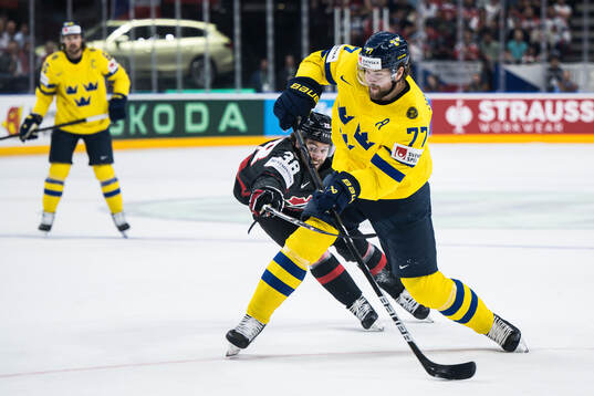 Victor Hedman of Sweden
