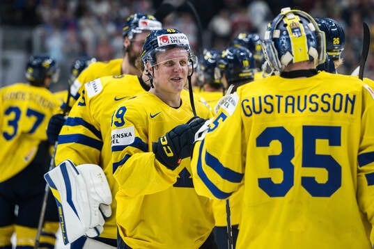 Fabian Zetterlund of Sweden celebrates