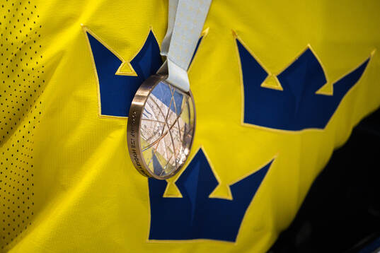 Bronze medal and a team Sweden jersey
