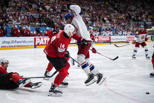 Dean Kukan of Switzerland