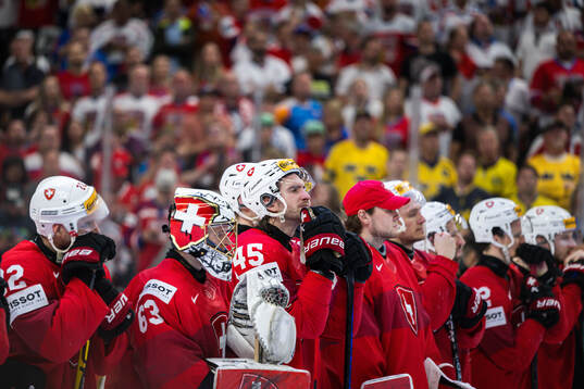 Michael Fora of Switzerland looks dejected