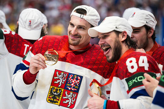 Daniel Vozenilek and Tomas Kundratek of Czech Republic