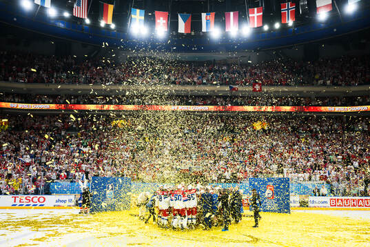 Players of Czech Republic celebrate