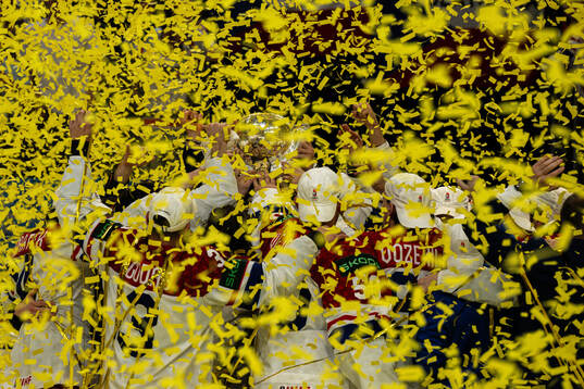 during the 2024 IIHF Ice Hockey World Championship final