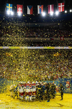 during the 2024 IIHF Ice Hockey World Championship final