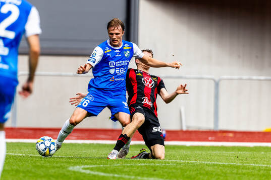 IK Oddevolds Gabriel Sandberg och Östersunds Jakob