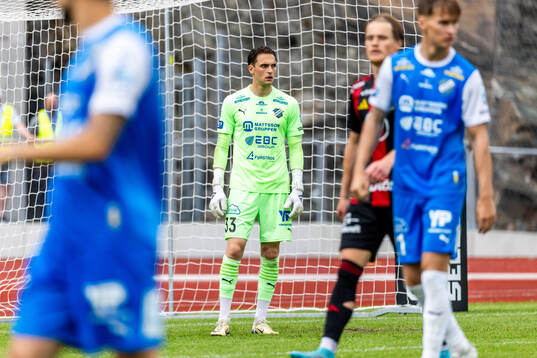 IK Oddevolds målvakt Oscar Ekman