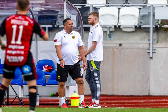 Östersunds huvudtränare Magnus Powell