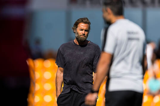Brommapojkarnas tränare Olof Mellberg