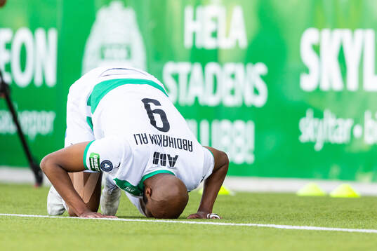 Västerås Jabir Abdihakim Ali jublar
