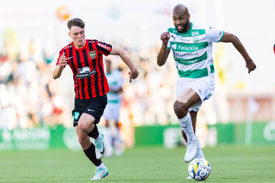 Brommapojkarnas Kaare Brøckner Barslund och Västerås