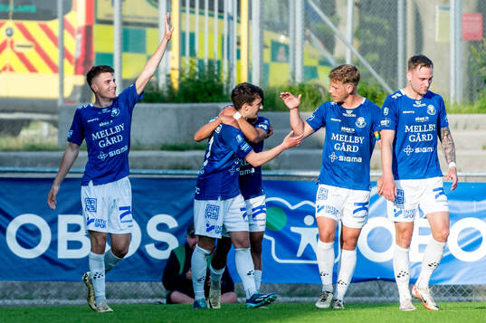 Trelleborgs Eren Alievski jublar