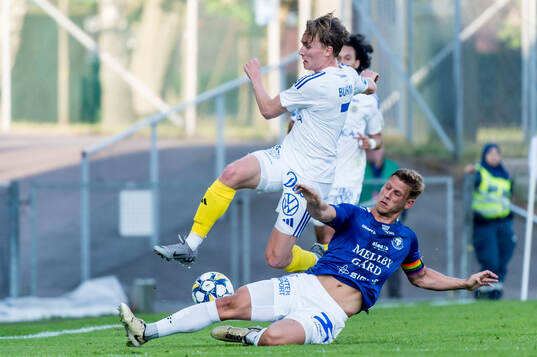 GIF Sundsvalls Marcus Burman och Trelleborgs Tobias Karlsson