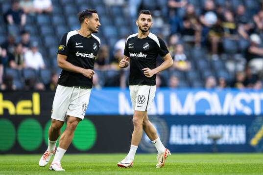AIKs Sotirios Papagiannopoulos och Ioannis Pittas