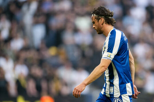 IFK Göteborgs Gustav Svensson deppar