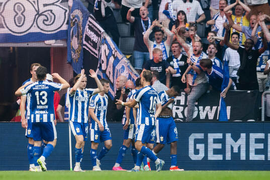 IFK Göteborgs Oscar Pettersson jublar