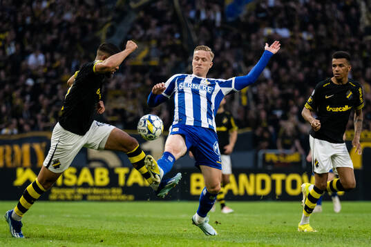 AIKs Omar Faraj och IFK Göteborgs Oscar Wendt