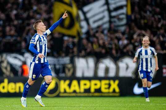 IFK Göteborgs Oscar Wendt jublar