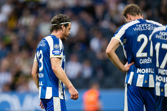 IFK Göteborgs Gustav Svensson deppar