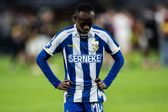 IFK Göteborgs Malick Junior Yalcouye deppar
