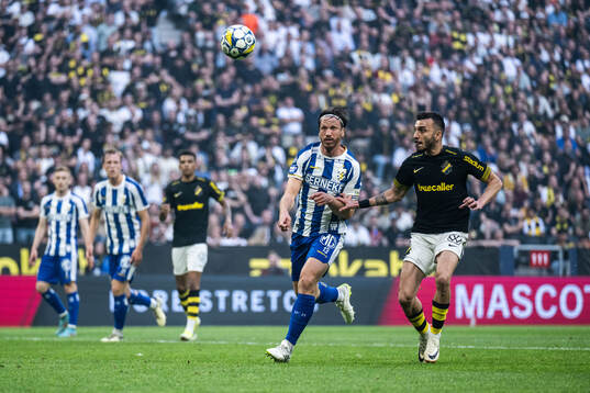 IFK Göteborgs Gustav Svensson och AIKs Ioannis Pittas